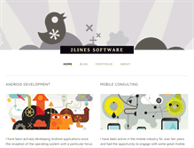 Tablet Screenshot of 2linessoftware.com